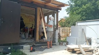 Демонтаж веранды