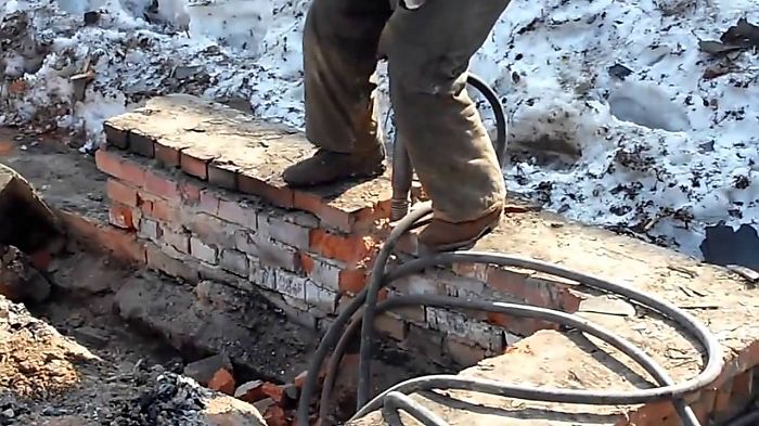 схема демонтажа фундамента схема демонтажа фундамента